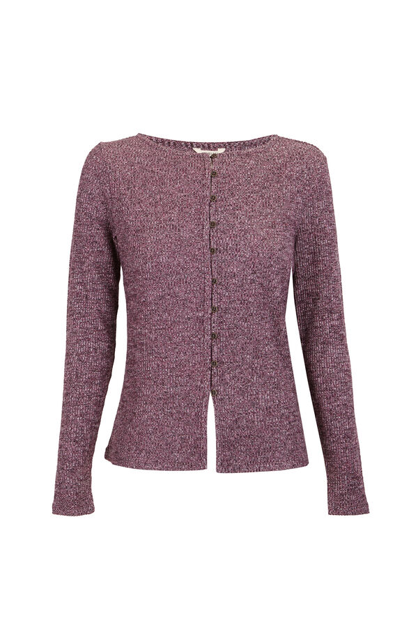 Slowlove Cárdigan melange Lila