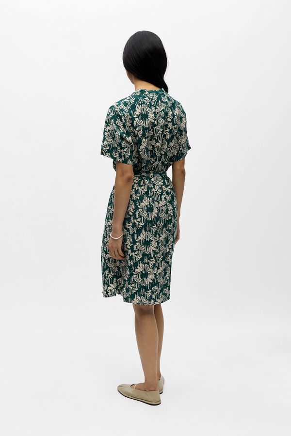 Object Vestido corto estampado Turquesa
