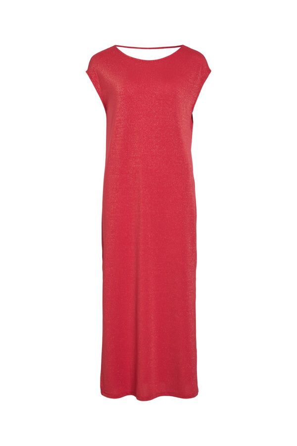 Vila Vestido largo con l&uacute;rex Coral