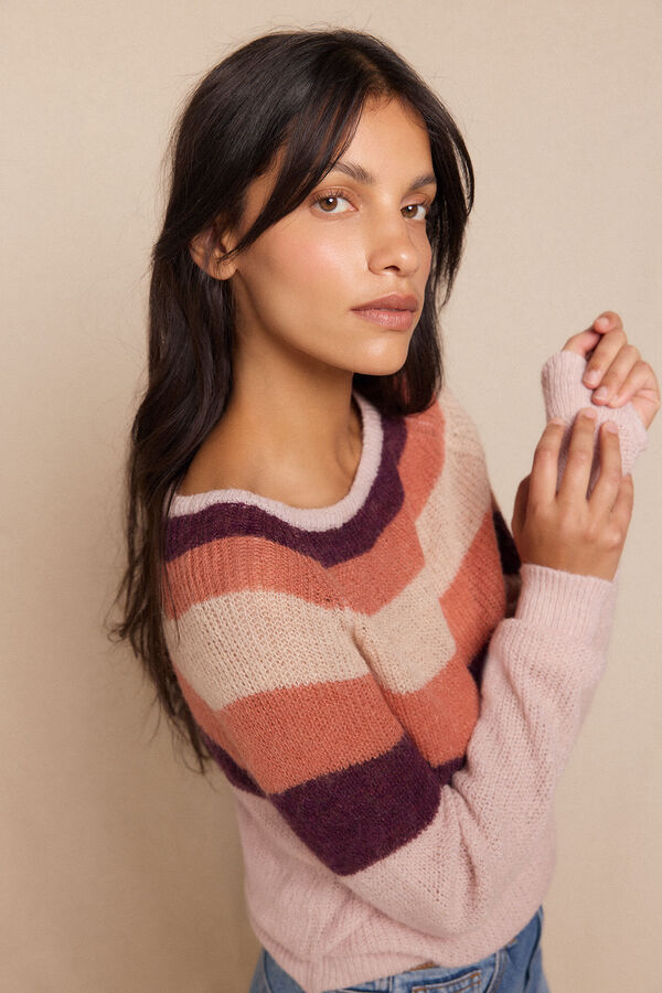 Slowlove Jersey multicolor Rosa