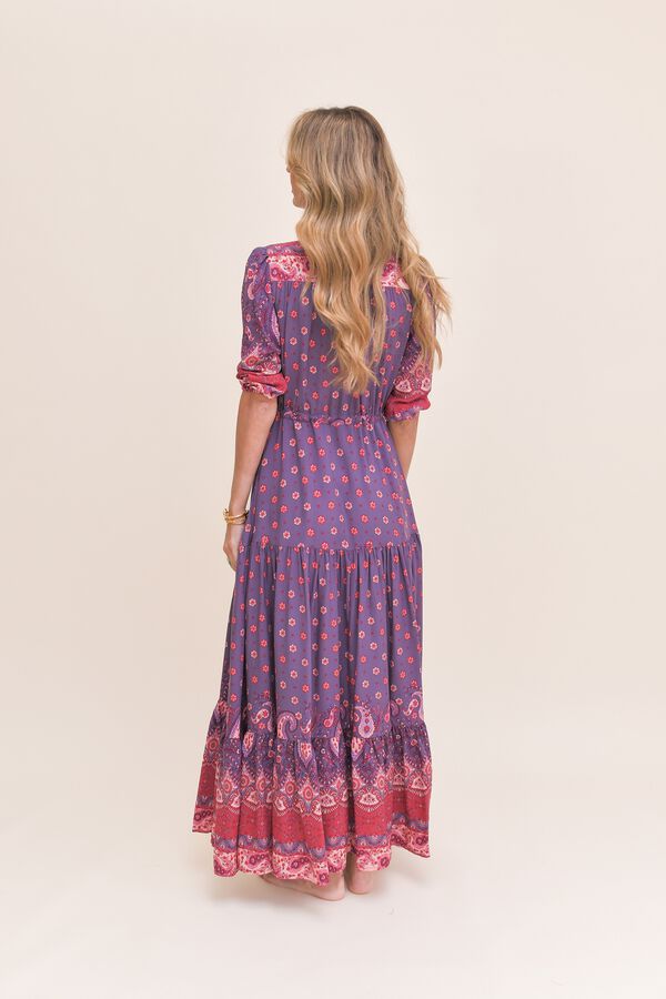 Jaase Vestido largo Tessa Morado