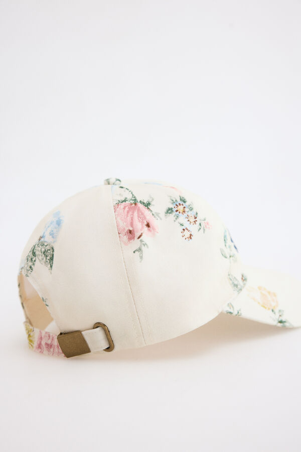 Slowlove GORRA ESTAMPADO FLORAL Estampado blanco