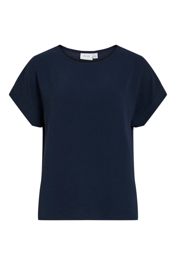 Vila Blusa de manga corta Azul marino