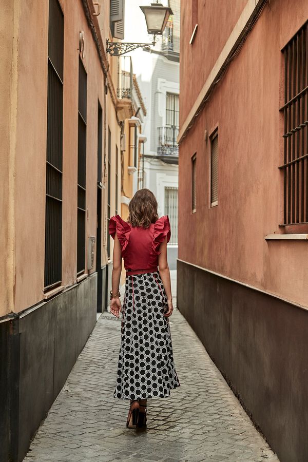 Panambi Falda Irisia Negro