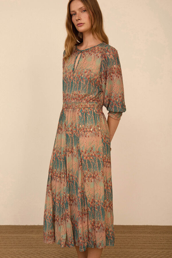 Meisie Vestido midi tul estampado Multicolor