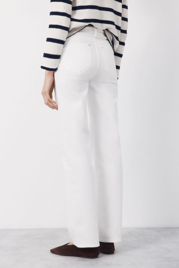 Cortefiel Jeans Sensational Recto Blanco