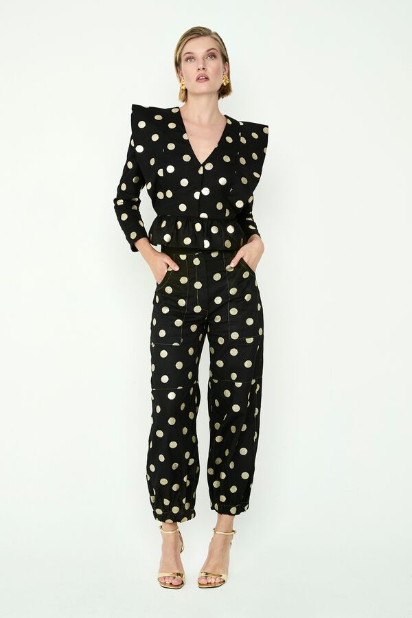 Panambi Pantal&oacute;n bombacho Basil Negro
