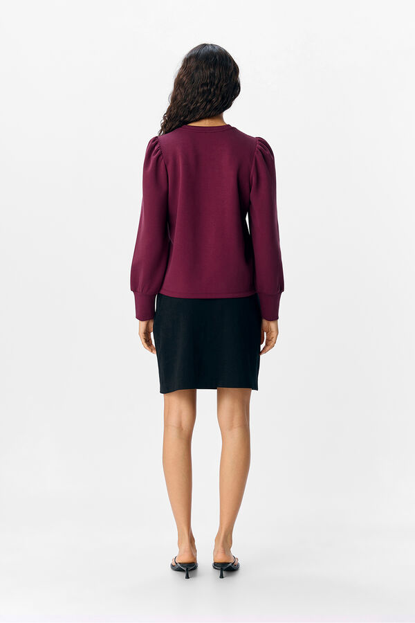 Object Sudadera manga abullonada Morado