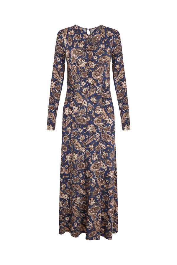 Slowlove Vestido estampado frunces Multicolor