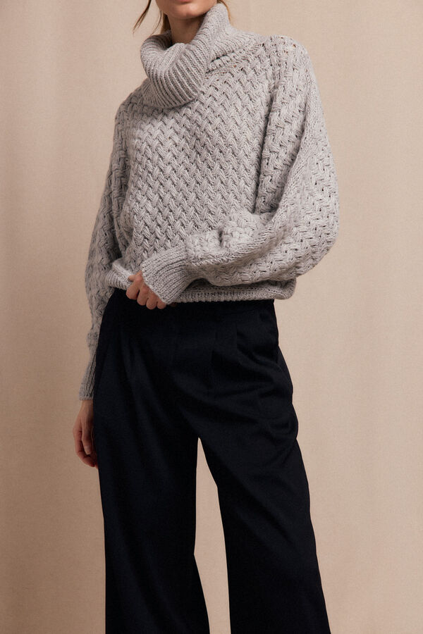 Slowlove Pantalón de pinzas Negro