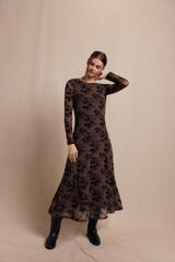 Slowlove Vestido devoré Multicolor