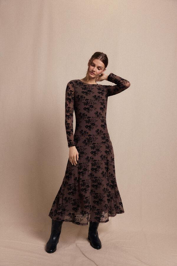 Slowlove Vestido devoré Multicolor