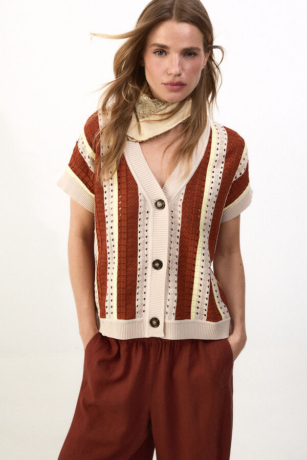 Slowlove Chaqueta rayas verticales Multicolor