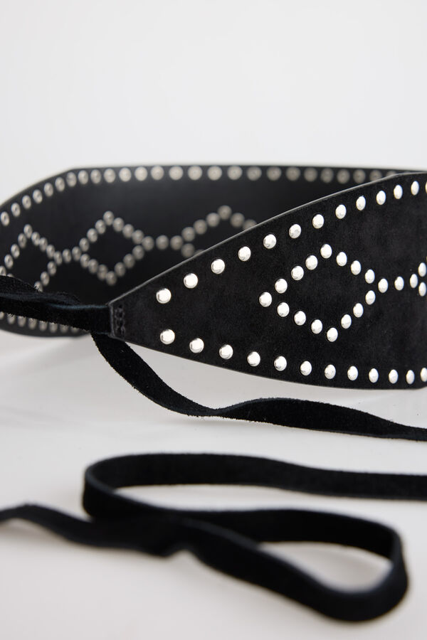 Slowlove Cinturon fajin cuerdas Negro