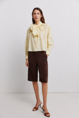 Vila Pantal&oacute;n culotte de pana fina Marr&oacute;n