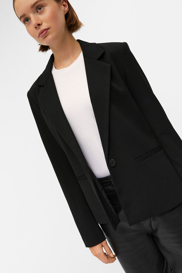 Object Blazer solapas Negro