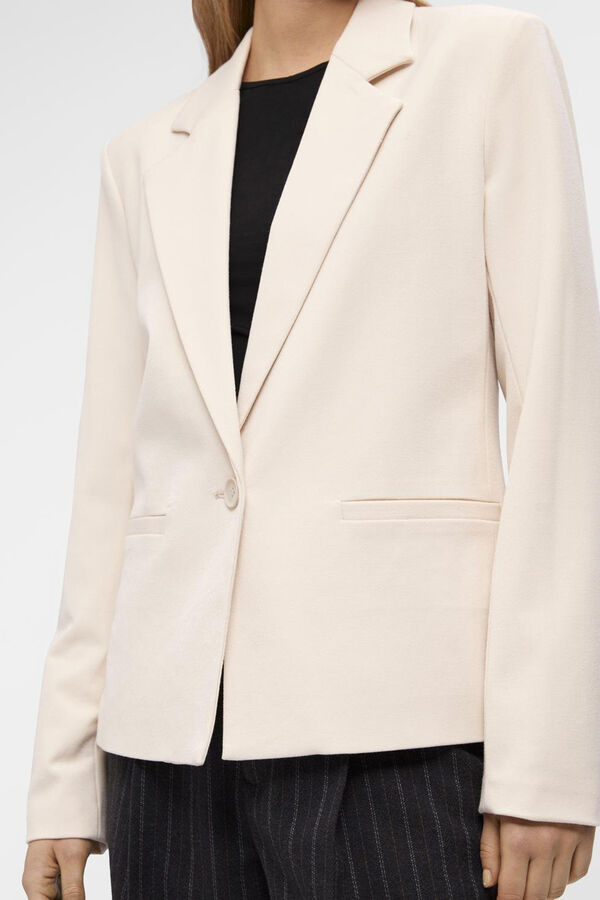 Object Blazer entallada manga larga Gris