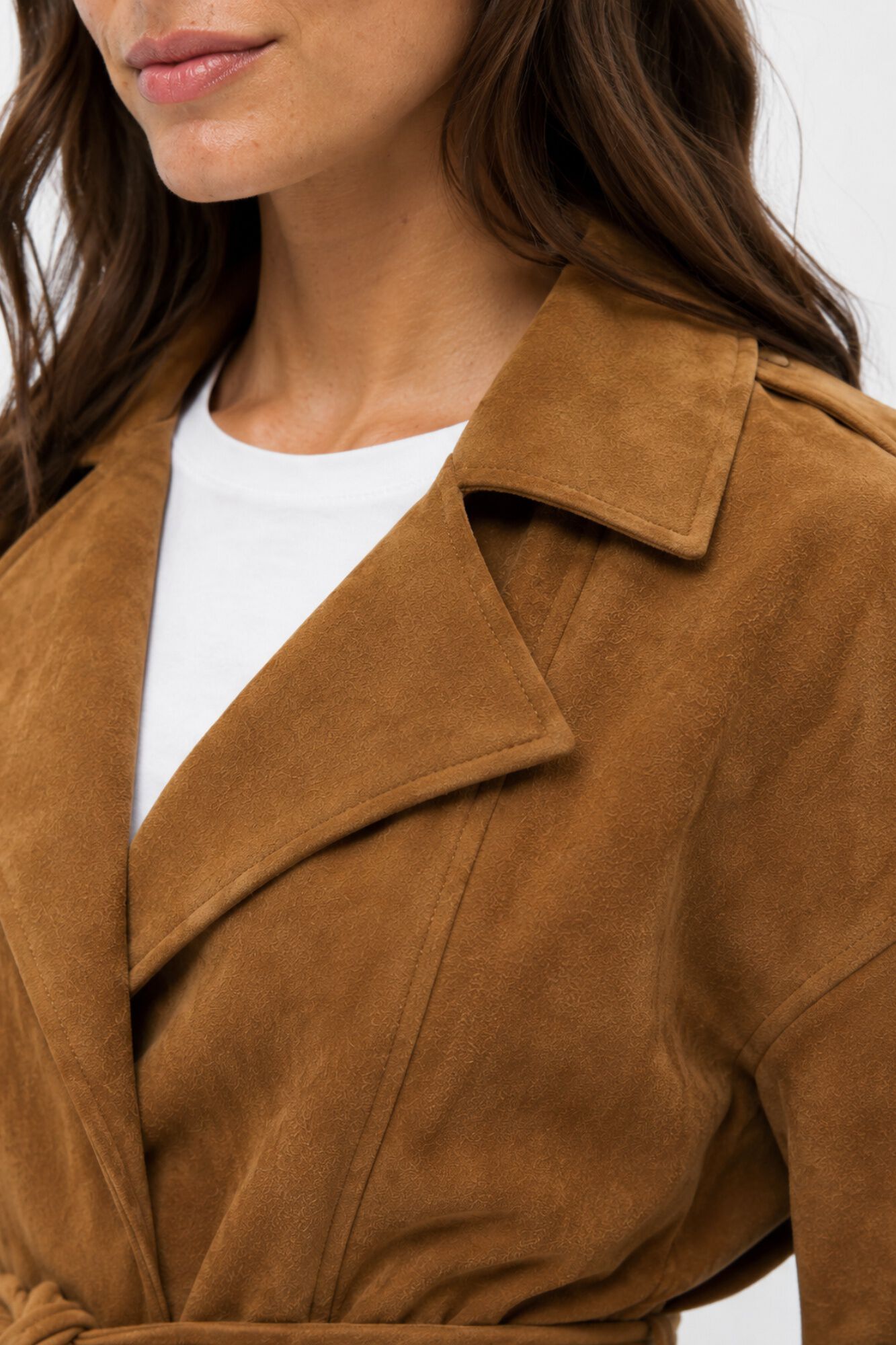 Object Trench corto efecto ante