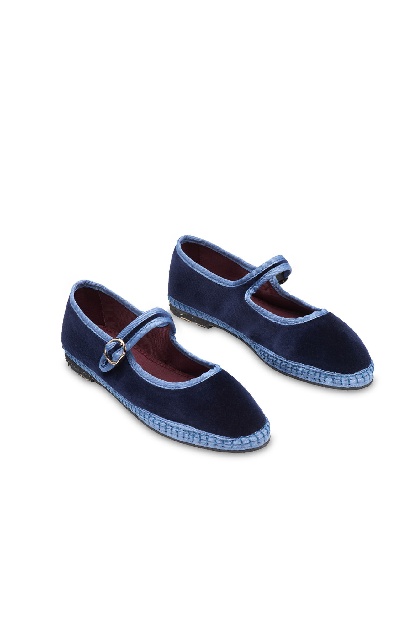 Flabelus Mery Jane de terciopelo