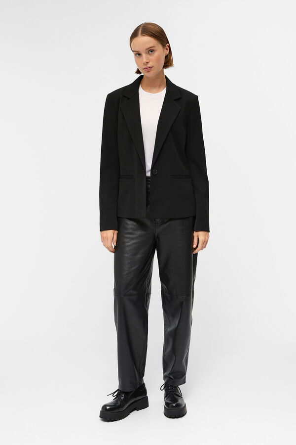 Object Blazer solapas Negro