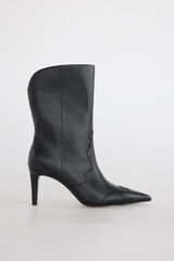 Slowlove Botín tacón fino Negro