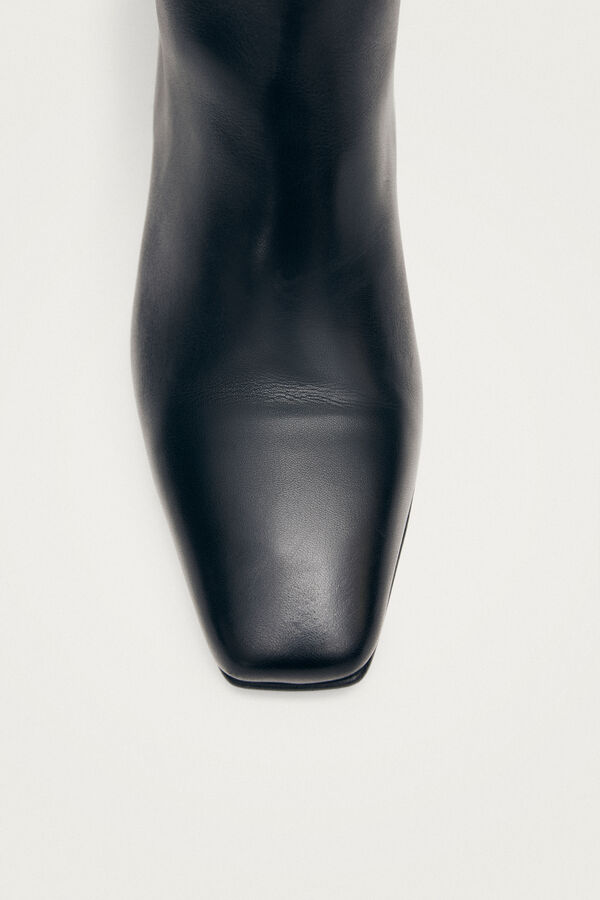 Alohas Botas de cuero Kalila Negro