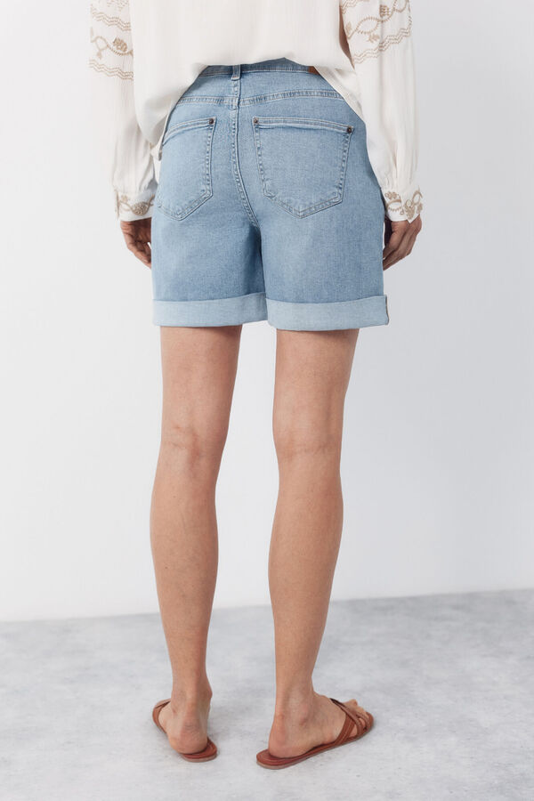 Cortefiel Shorts Vaqueros Azul marino