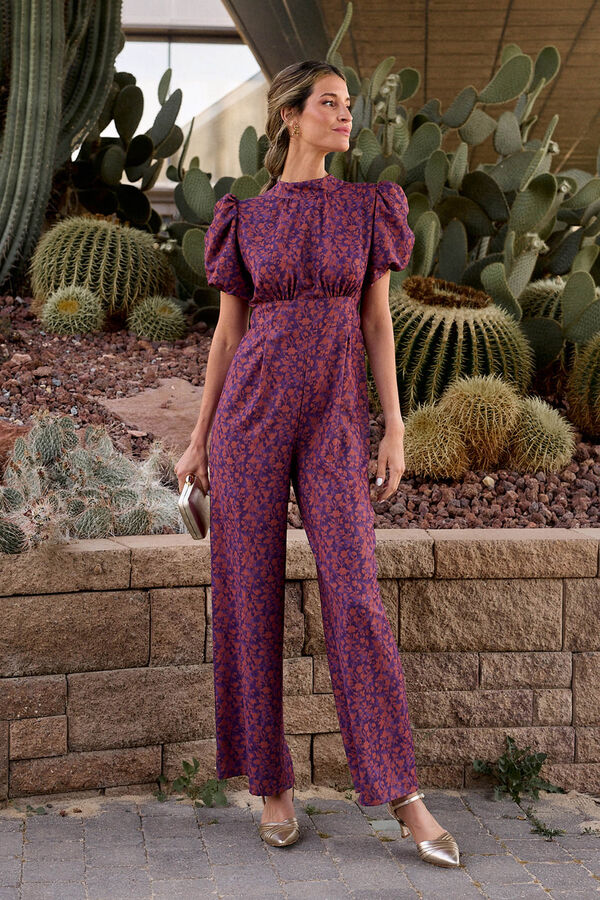 Pol&iacute;n Et Moi Mono estampado cobre Mireya Multicolor