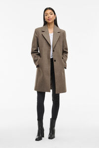 Vila Abrigo de paño con solapas