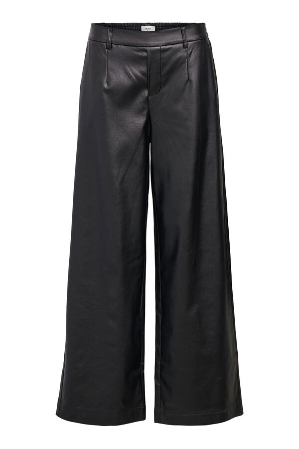 Object Pantal&oacute;n efecto piel Negro