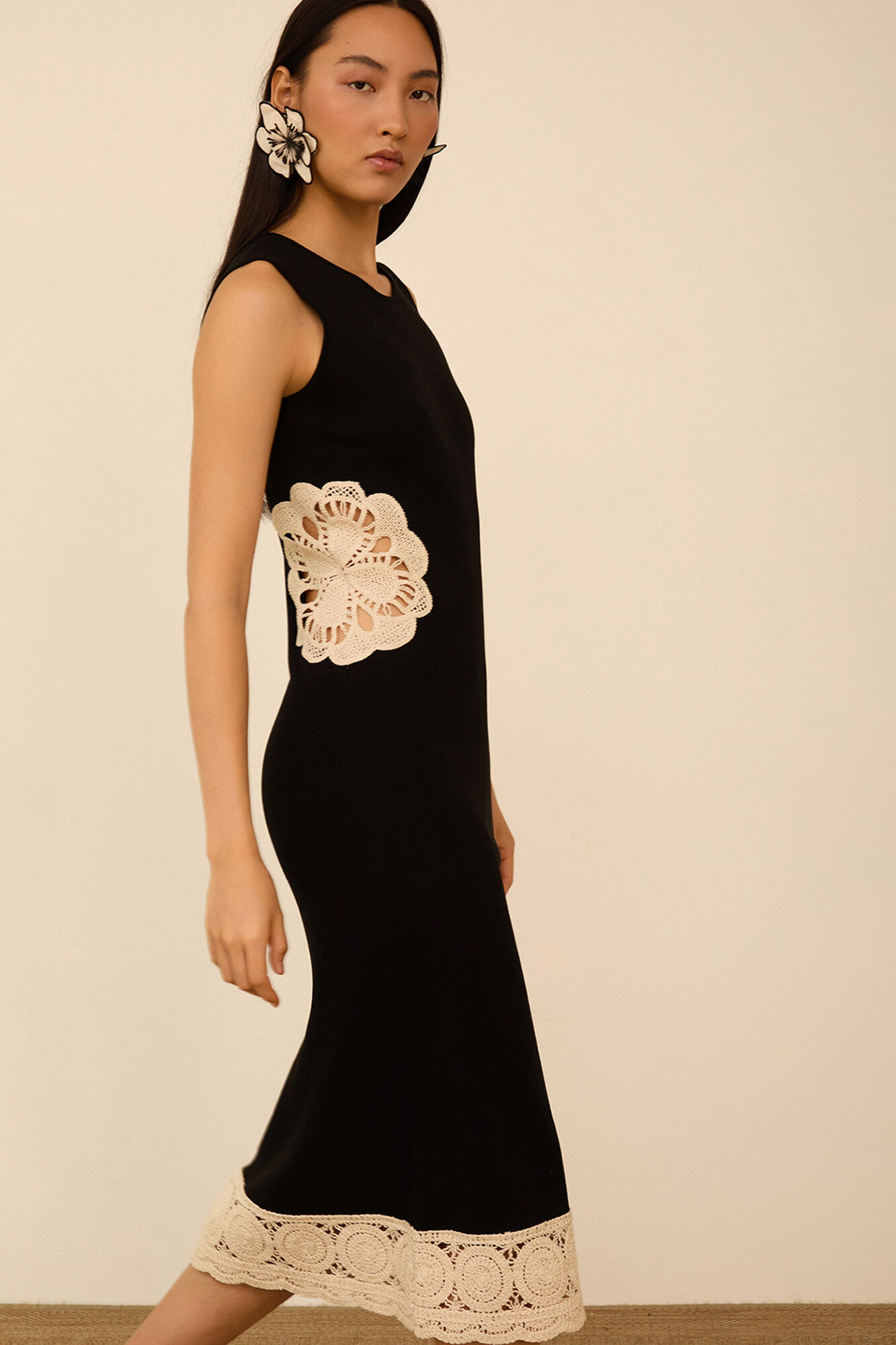 Meisie Vestido midi de punto