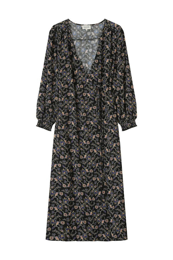 Grace & Mila Vestido largo envolvente Negro