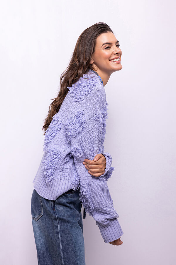 Object Jersey punto patchwork Lila