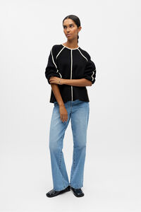 Object Jersey ribete contraste