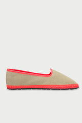 Flabelus Slipper de lino Beige