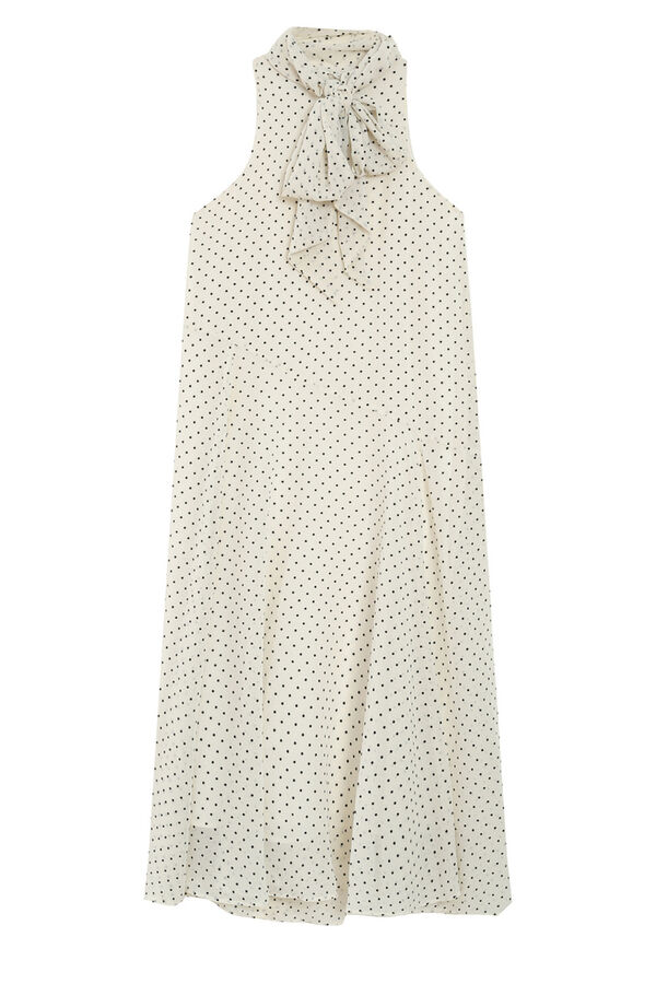 Grace & Mila Vestido cuello halter Valoria Blanco