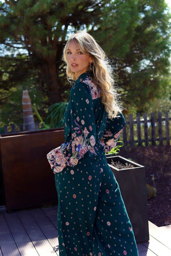 Jaase Mono Rita estampado Estella Turquesa