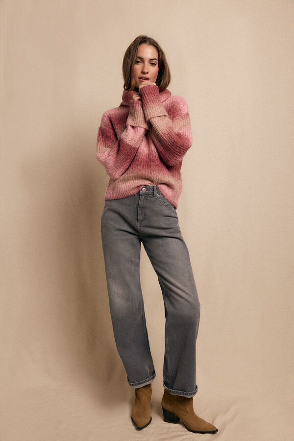 Slowlove Jersey cuello vuelto Fucsia