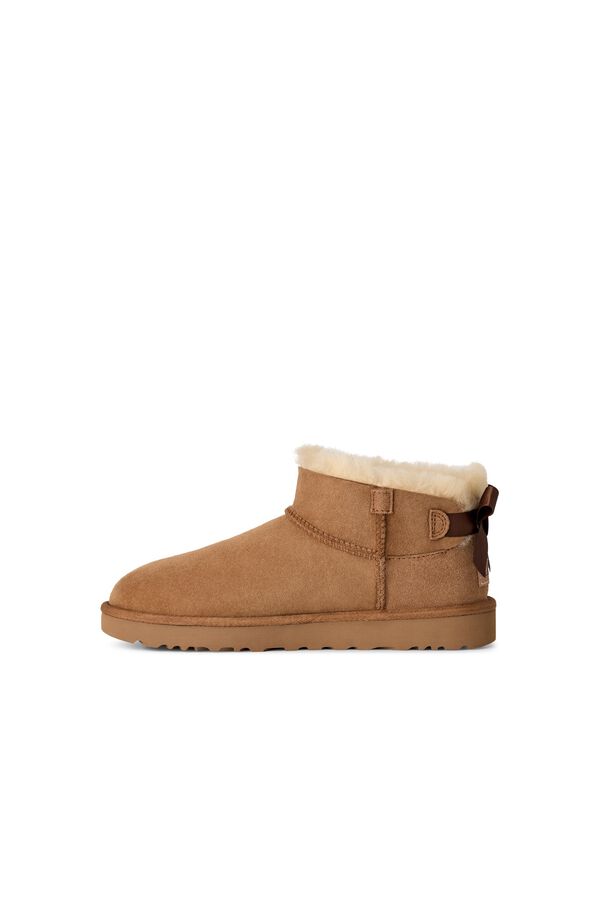 Ugg Bota Ultra Mini Bailey Bow Camel
