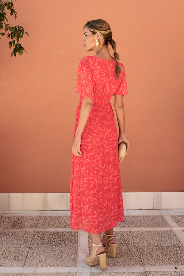 Pol&iacute;n Et Moi Vestido invitada Roc&iacute;o Rojo