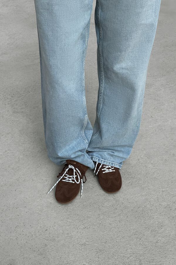 Alohas Zapatillas deportivas de ante TB.24 Marr&oacute;n oscuro