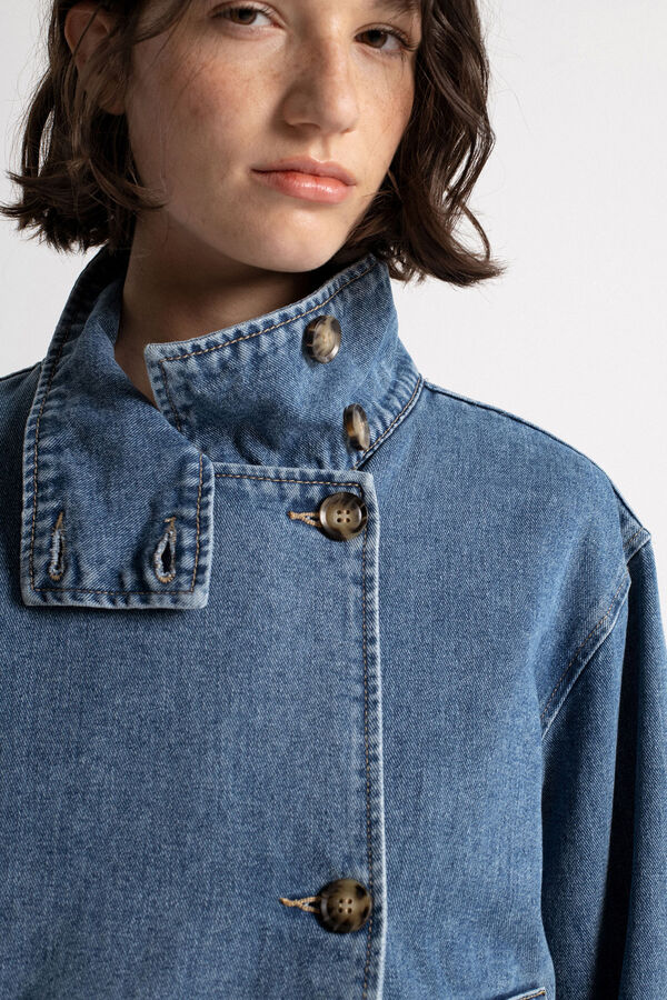 Object Chaqueta vaquera cruzada Azul