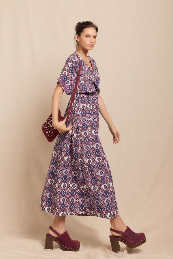 Slowlove Vestido largo estampado Multicolor