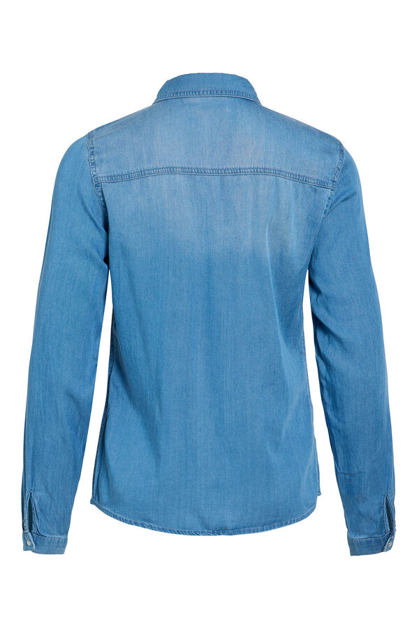 Vila Camisa vaquera manga larga Azul