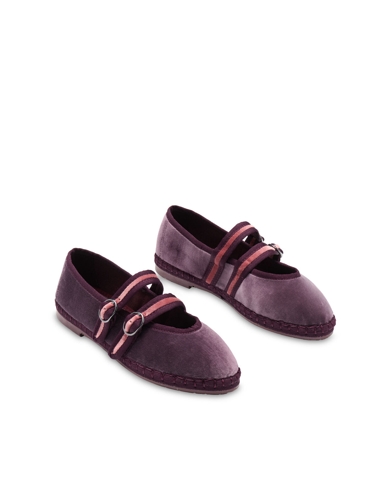 Flabelus Mary Jane de terciopelo