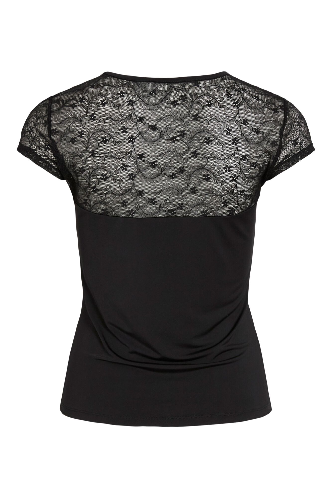 Vila Camiseta manga corta encaje floral