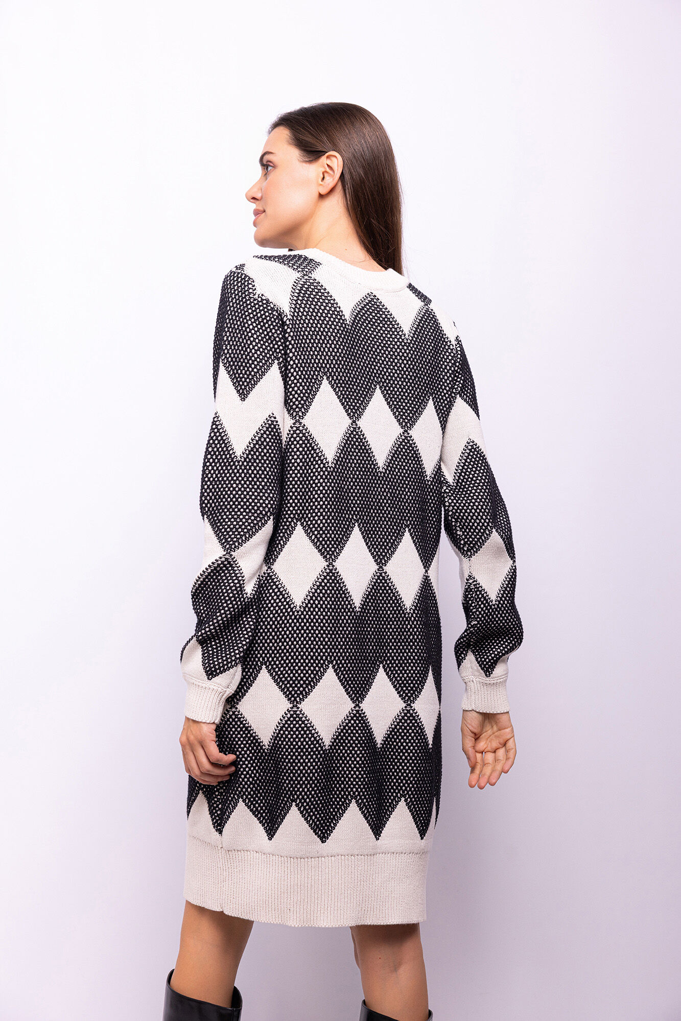 Object Vestido punto estampado