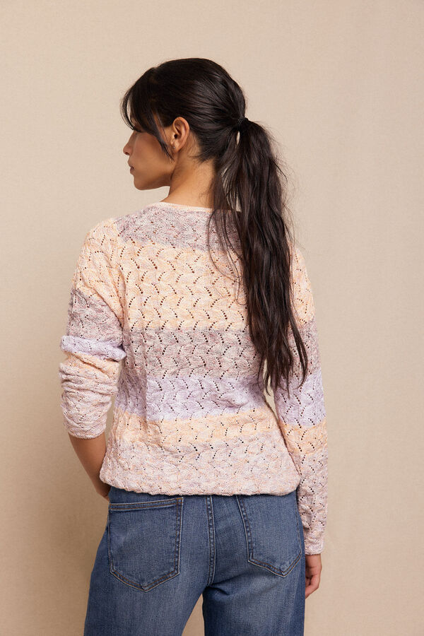 Slowlove Jersey calado Marfil