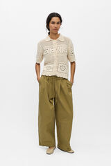Object Top punto crochet Beige