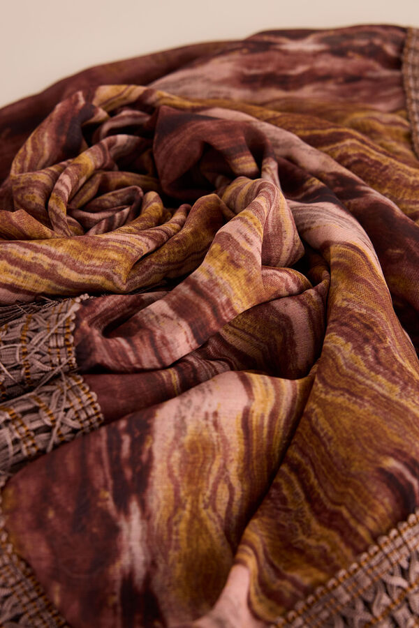 Slowlove Fular estampado flores Multicolor